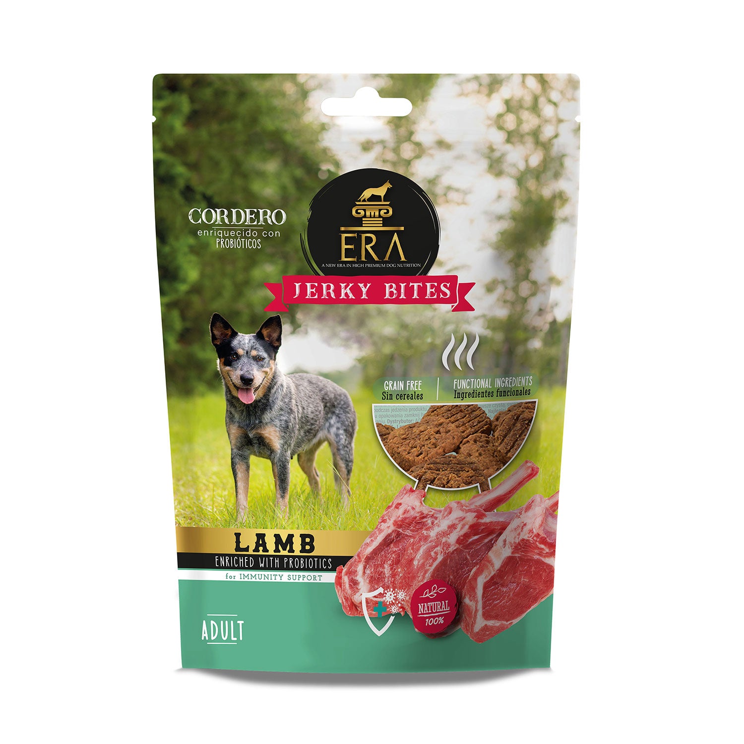 ERA Jerky Bites de Cordero con Probióticos