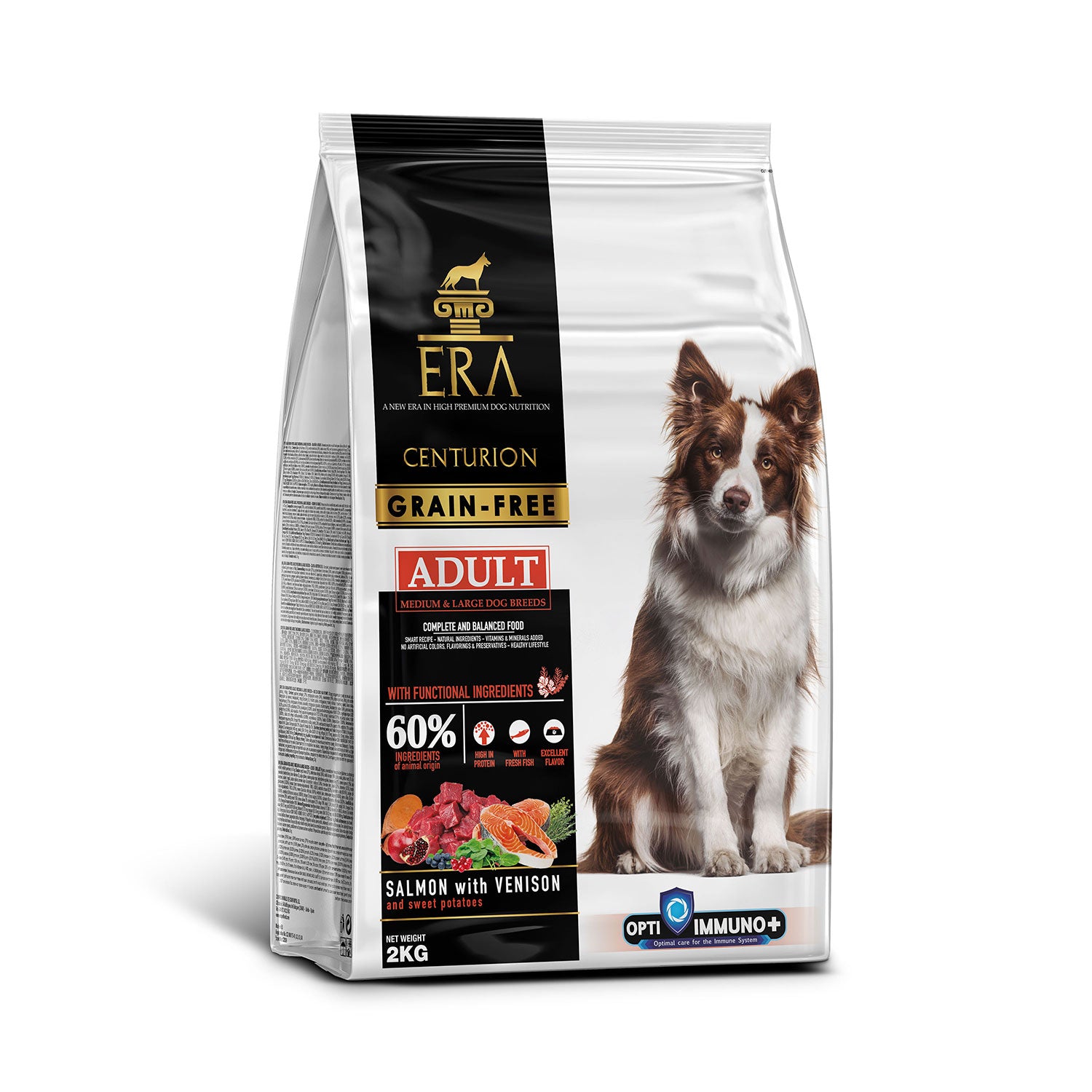 ERA Centurion Grain Free Salmon and Venison for medium and large breeds