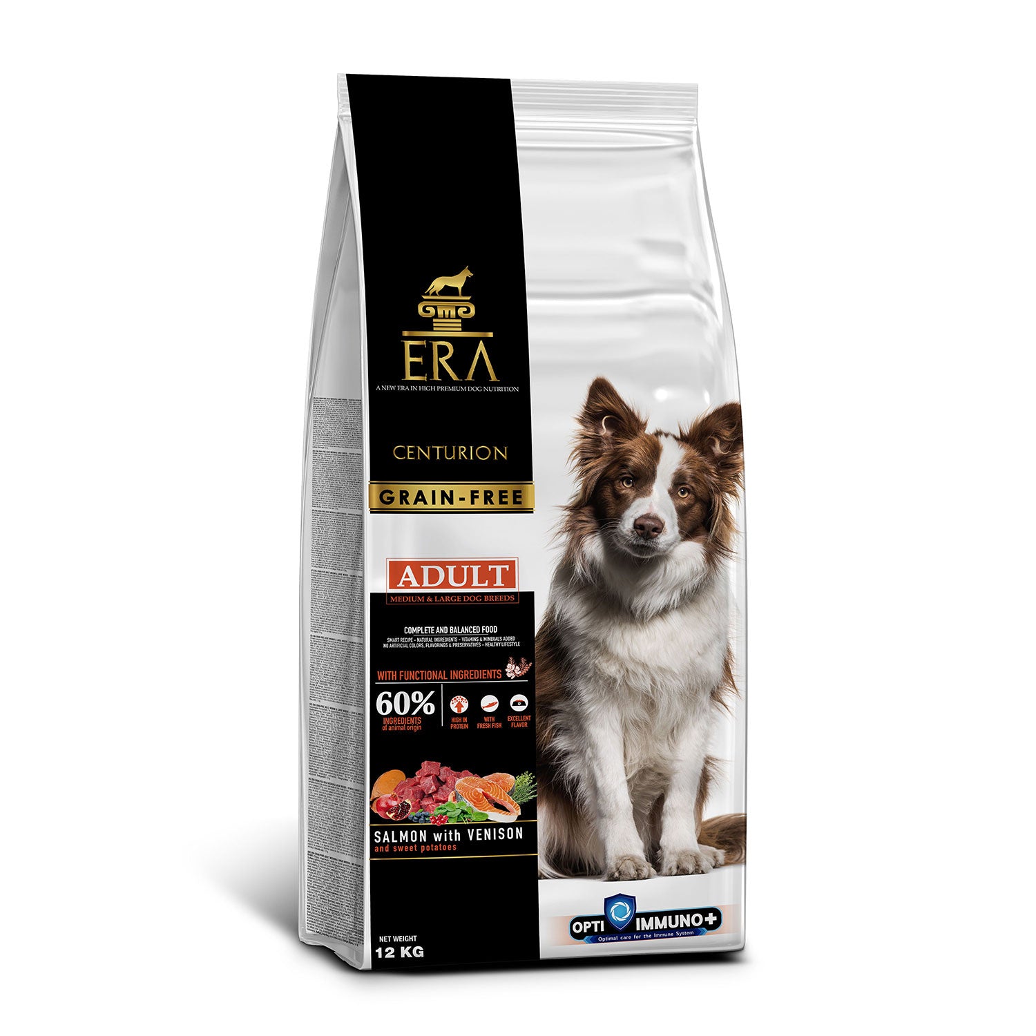 ERA Centurion Grain Free Salmon and Venison for medium and large breeds
