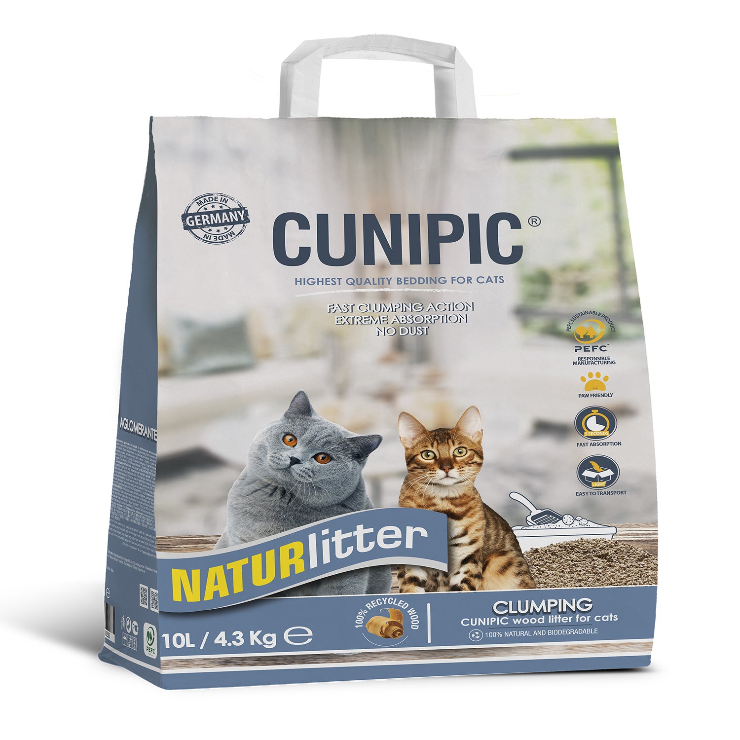 Naturlitter Clumping Natural Bedding for Cats