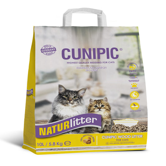 Lecho Natural Ultra Pellet Naturlitter para gatos